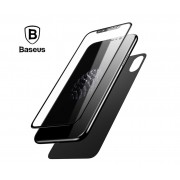 Baseus Glass Film Set Black - iPhone XS MAX 