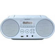 Sony Φορητό Ηχοσύστημα ZS-PS50 ZSPS50B.CED με CD / MP3 / USB / Ραδιόφωνο σε Λευκό Χρώμα